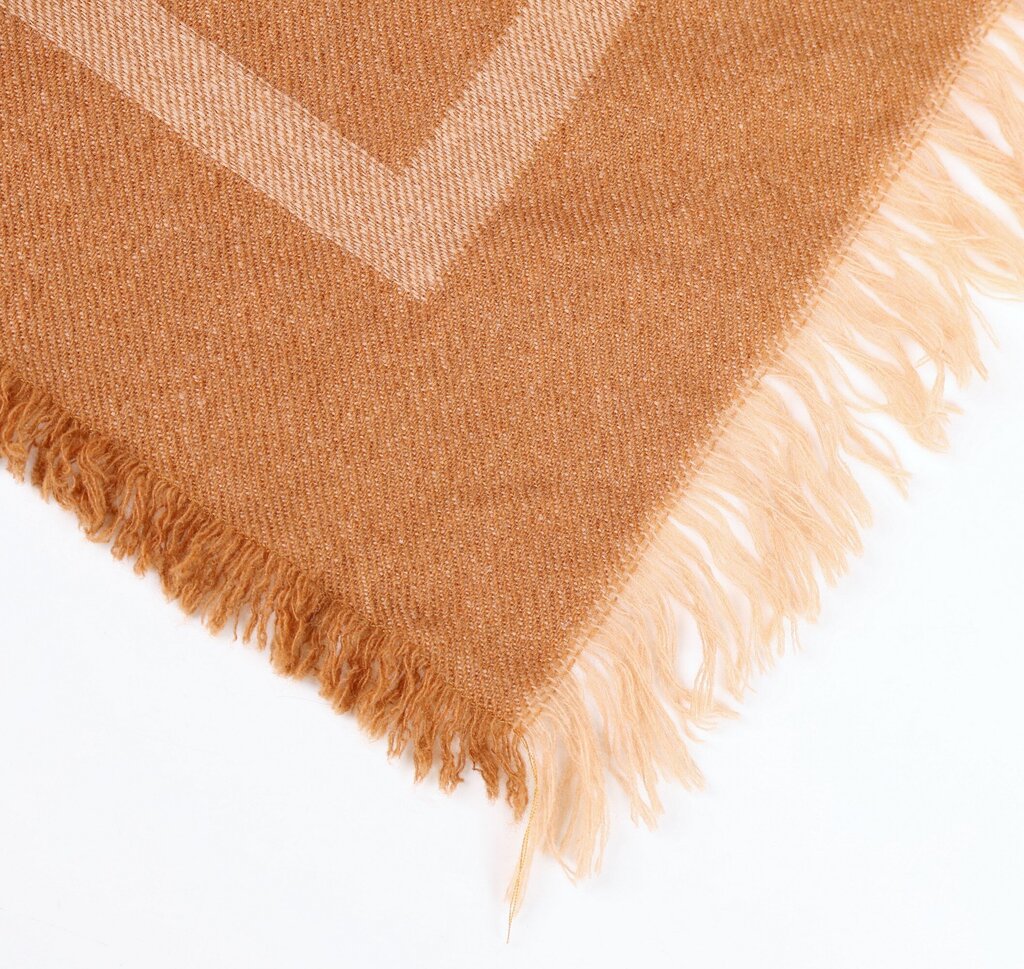 Brown Monogram Wool Scarf