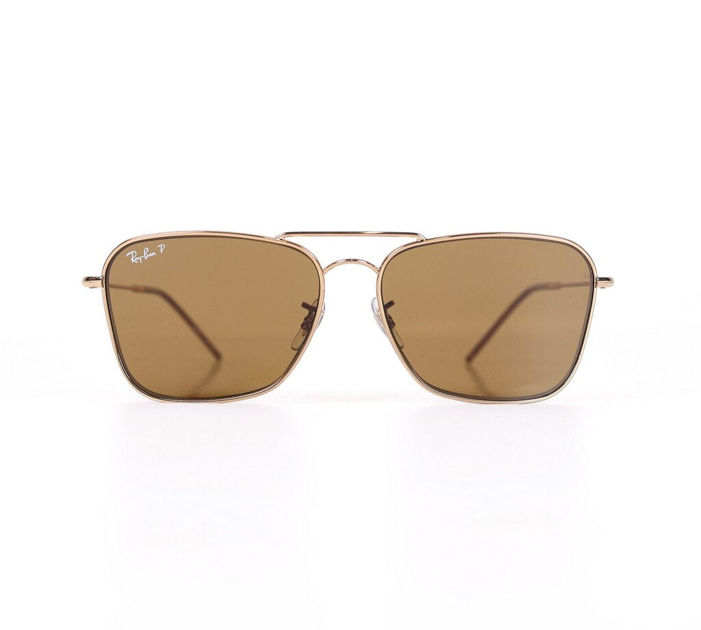 Gold "Caravan Reverse" Sunglasses
