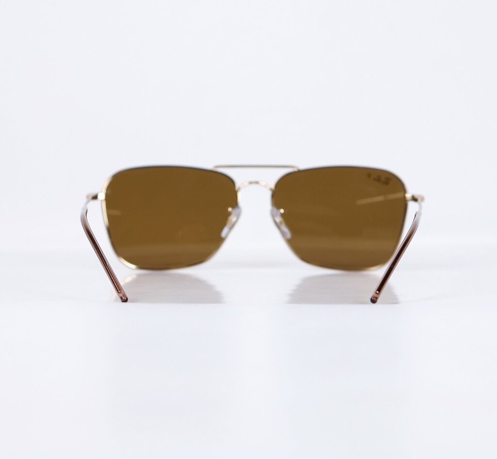 Gold "Caravan Reverse" Sunglasses