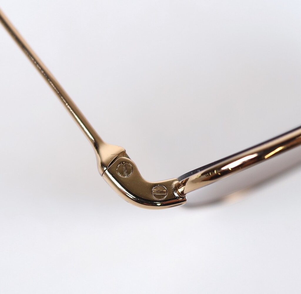 Gold "Caravan Reverse" Sunglasses