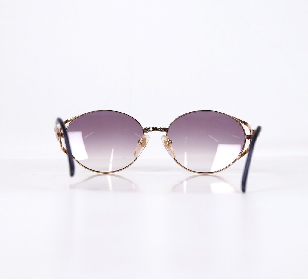 gold rim 'stained glass' sunglasses