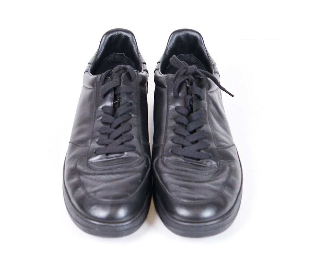 Black Leather Sneakers (Men's 11)