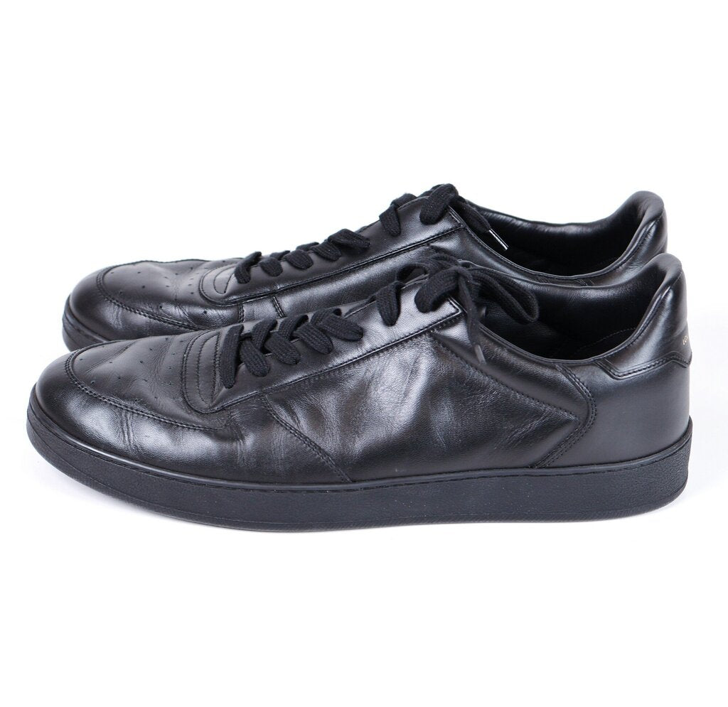 Black Leather Sneakers (Men's 11)