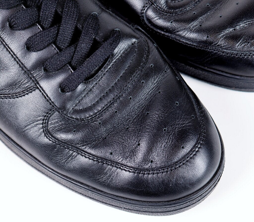 Black Leather Sneakers (Men's 11)