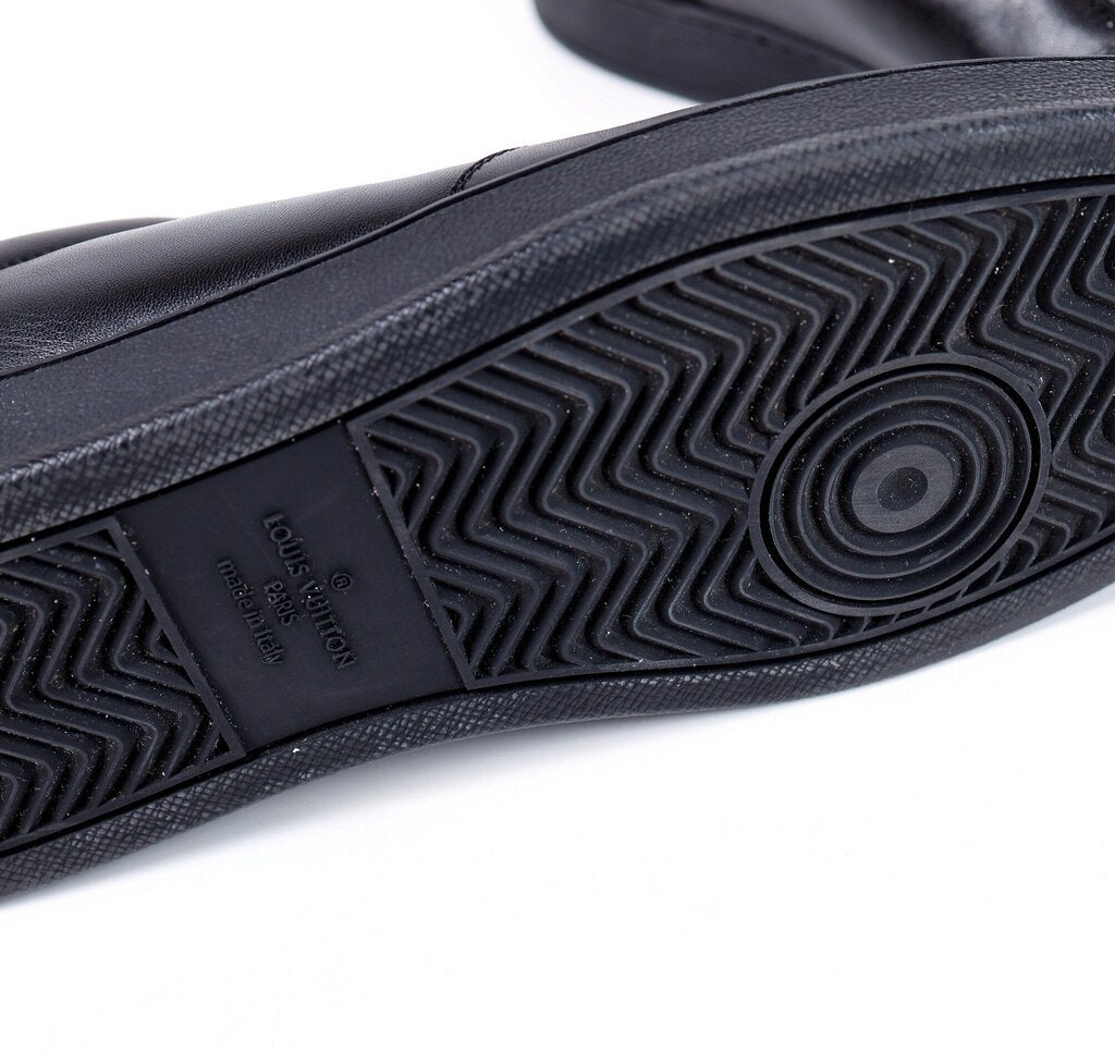 Black Leather Sneakers (Men's 11)