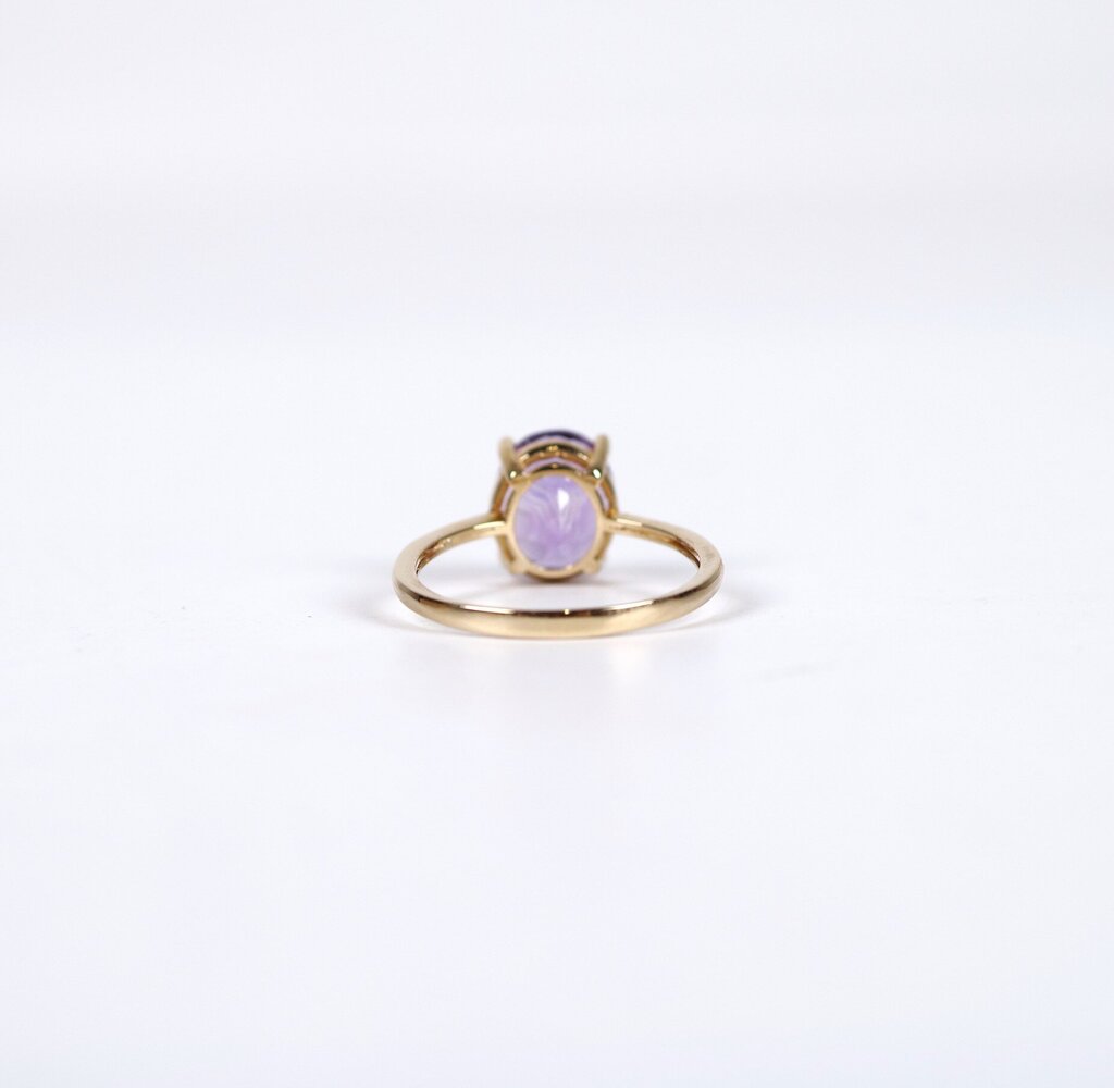 14K and Amethyst Ring (7.5)