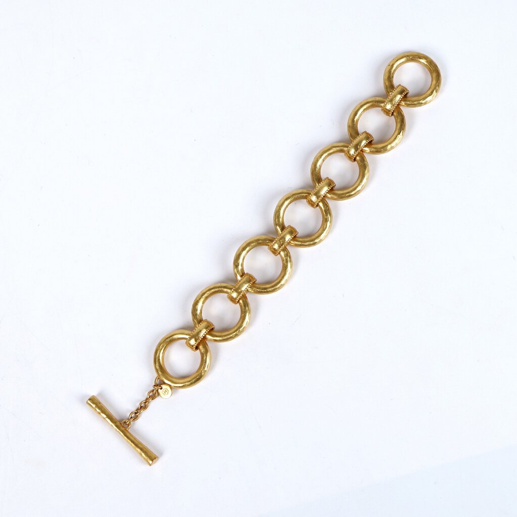 24K Gold Plate Link Bracelet