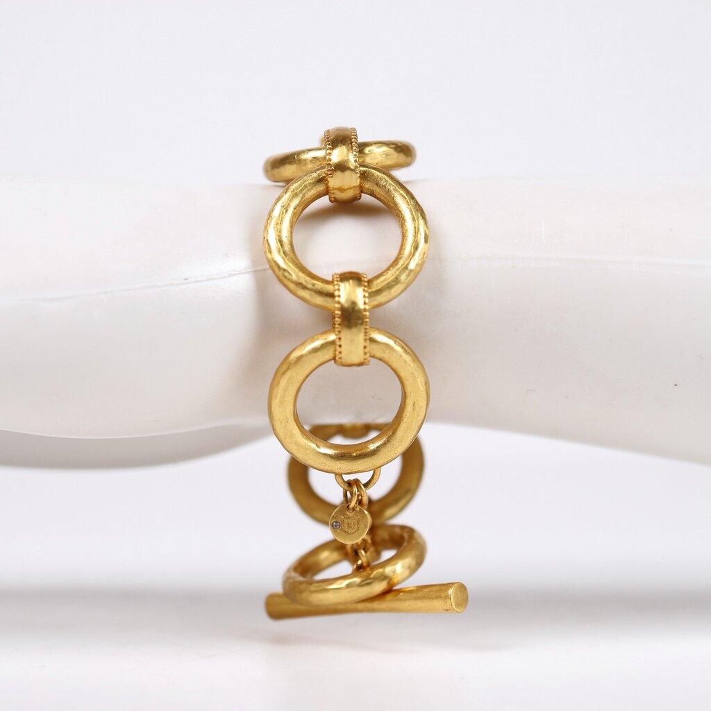 24K Gold Plate Link Bracelet