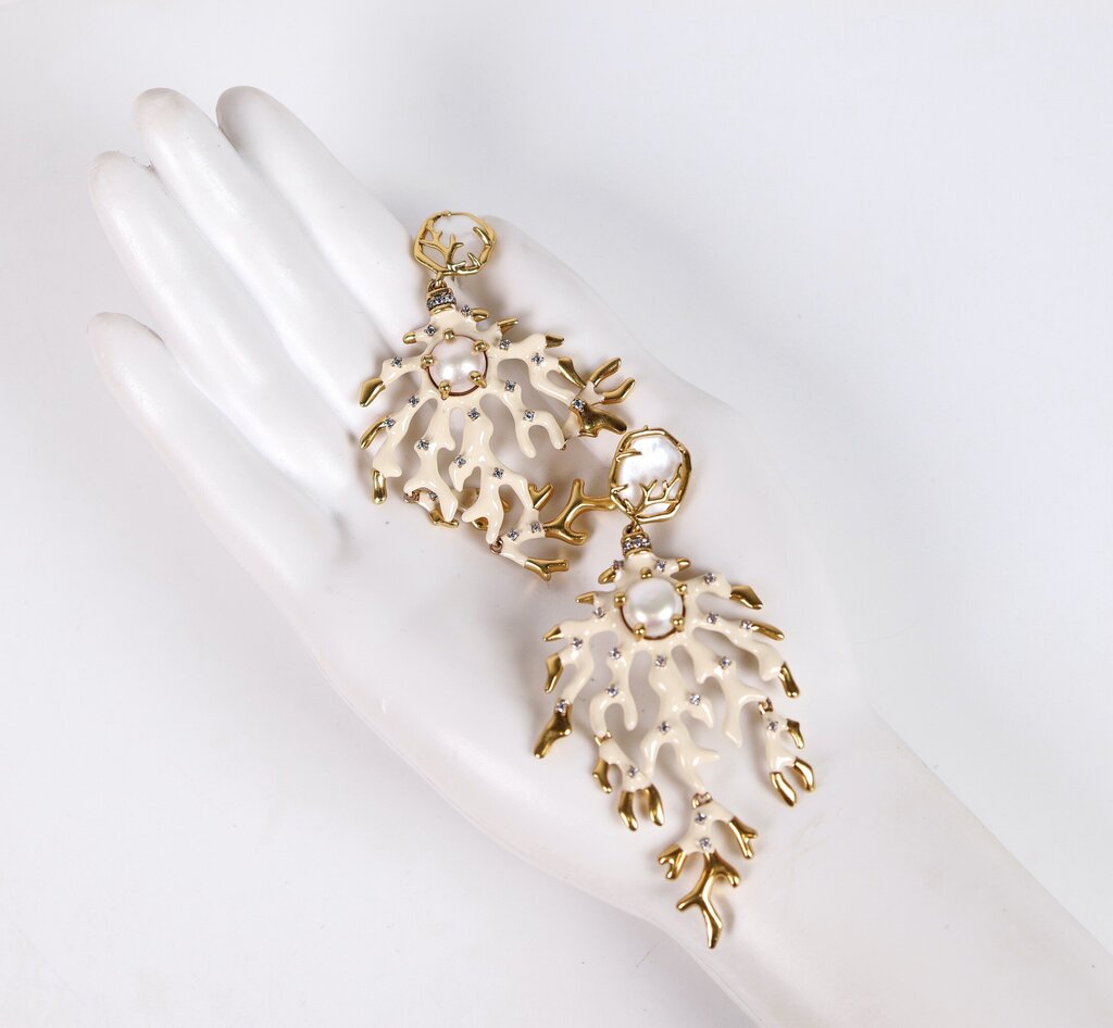 Gold Plate 'Shea Vintage' Earrings
