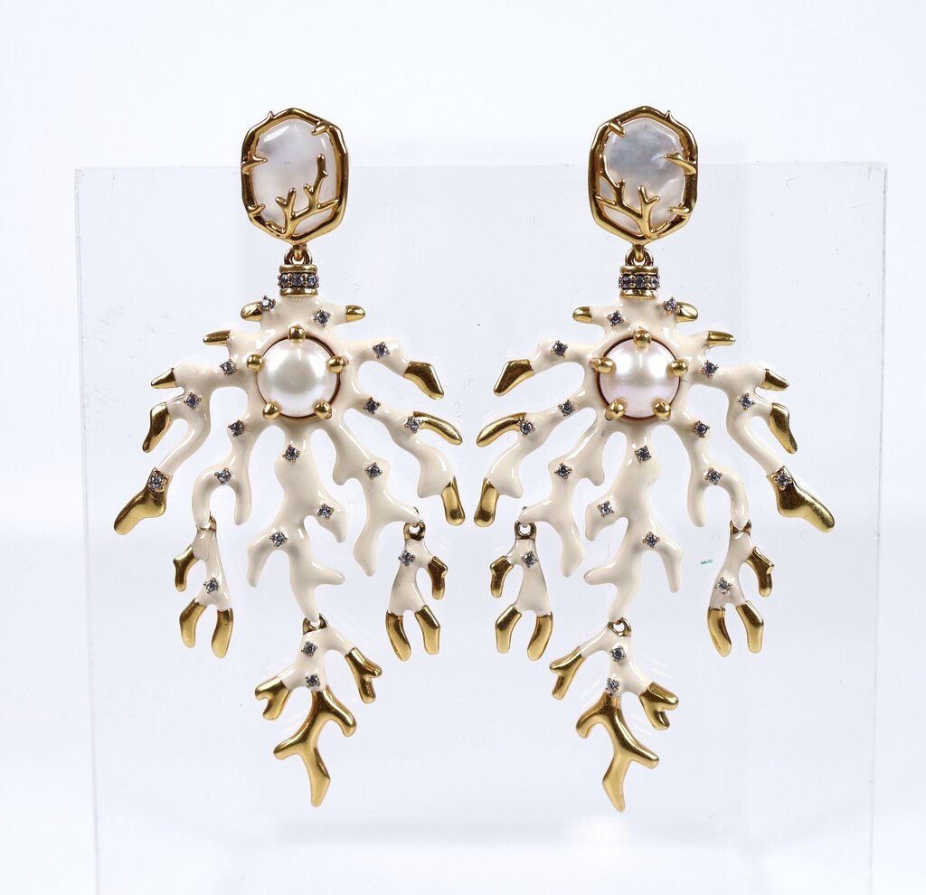 Gold Plate 'Shea Vintage' Earrings