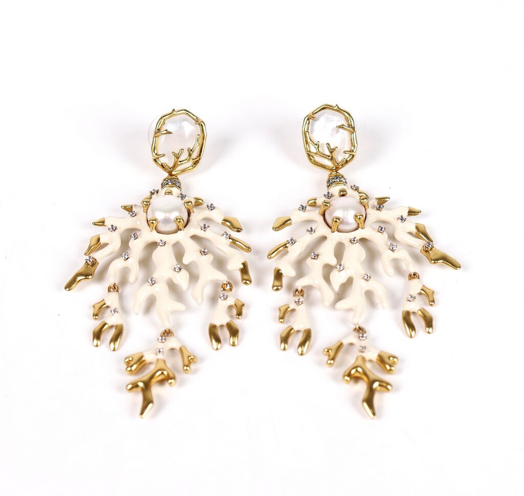 Gold Plate 'Shea Vintage' Earrings