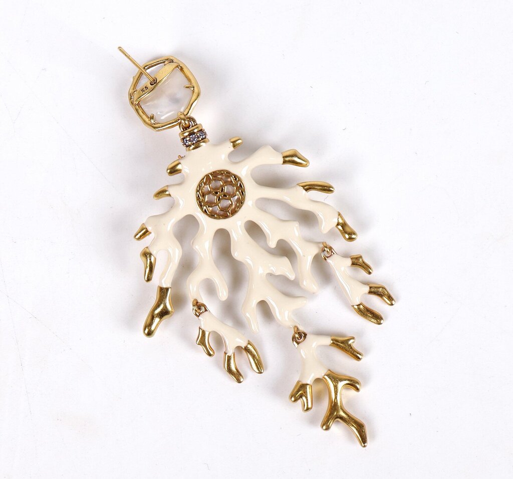 Gold Plate 'Shea Vintage' Earrings