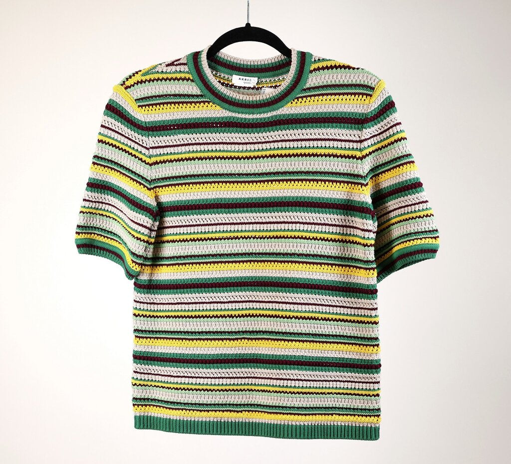 Crochet Multi-Stripe Top (S/6)