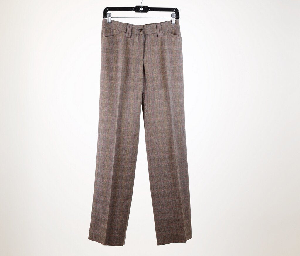 "Menswear Plaid" Brown Trouser (S/4)