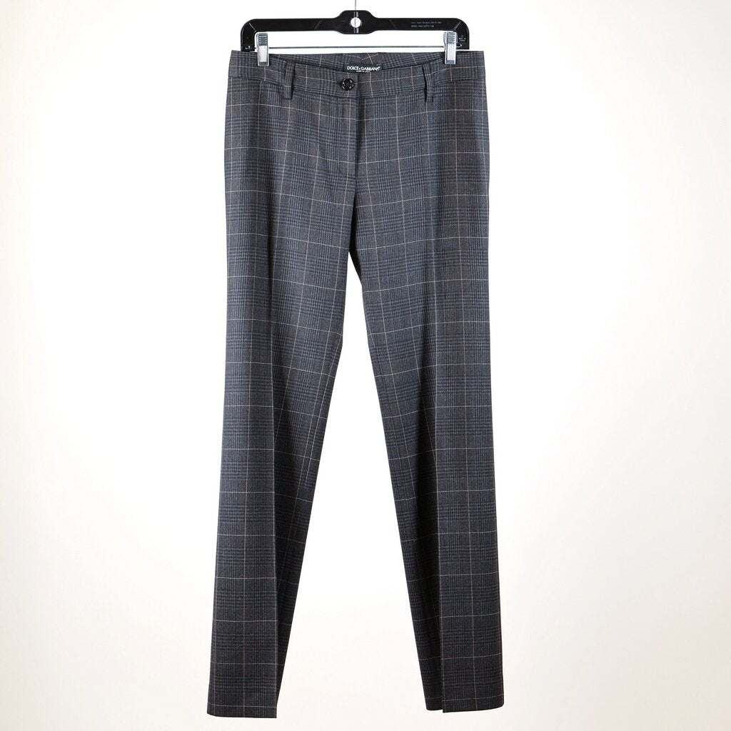 "Menswear Plaid" Dark Grey Trouser (S/6)