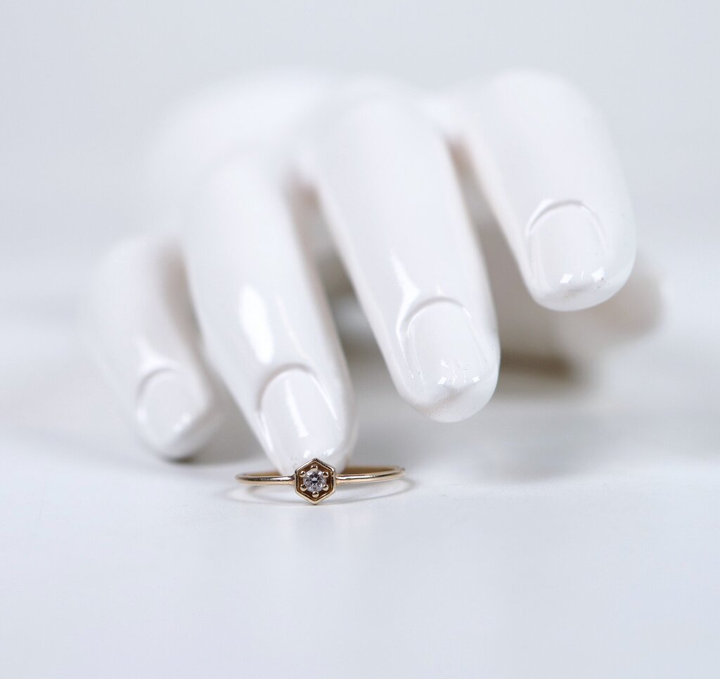 14K and Diamond Ring (6.75)