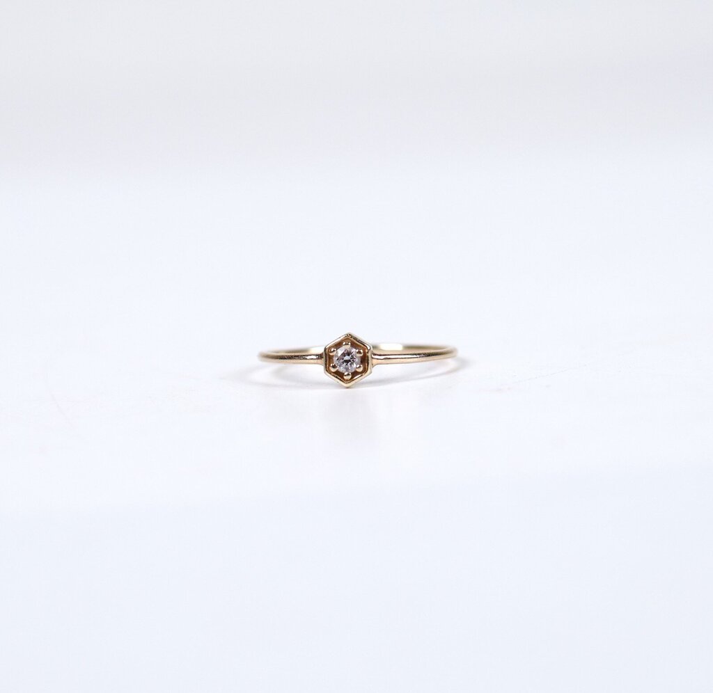14K and Diamond Ring (6.75)