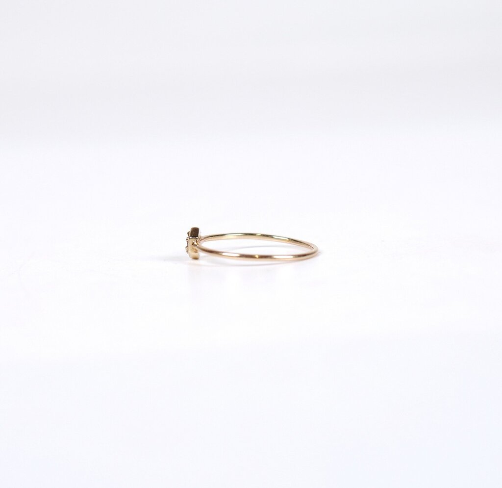 14K and Diamond Ring (6.75)
