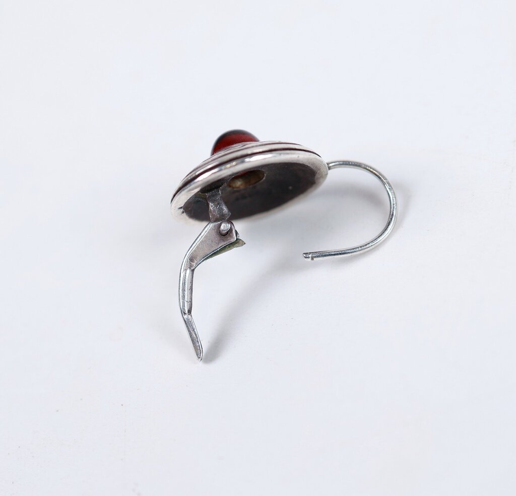 Sterling and Garnet Earrings