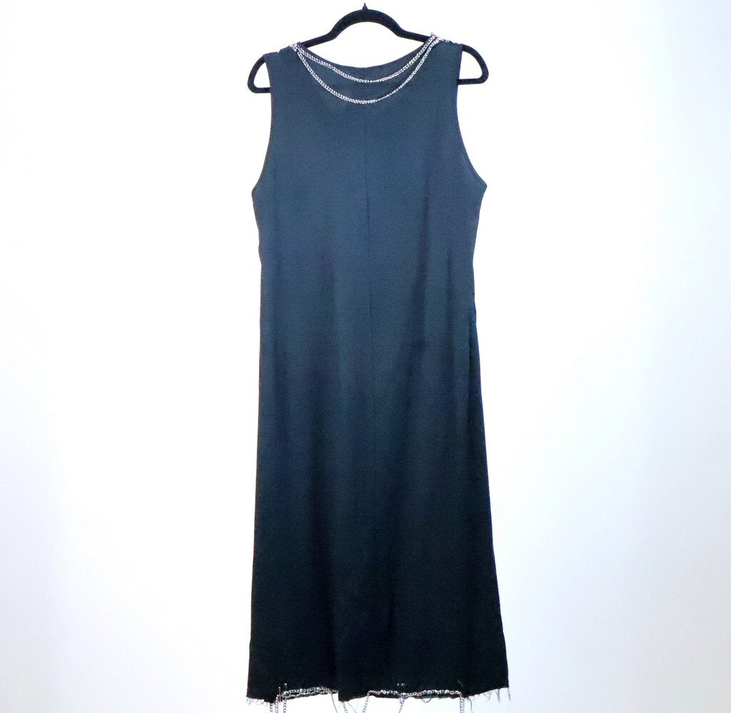 Black Chain Detail Tank Dress (M)