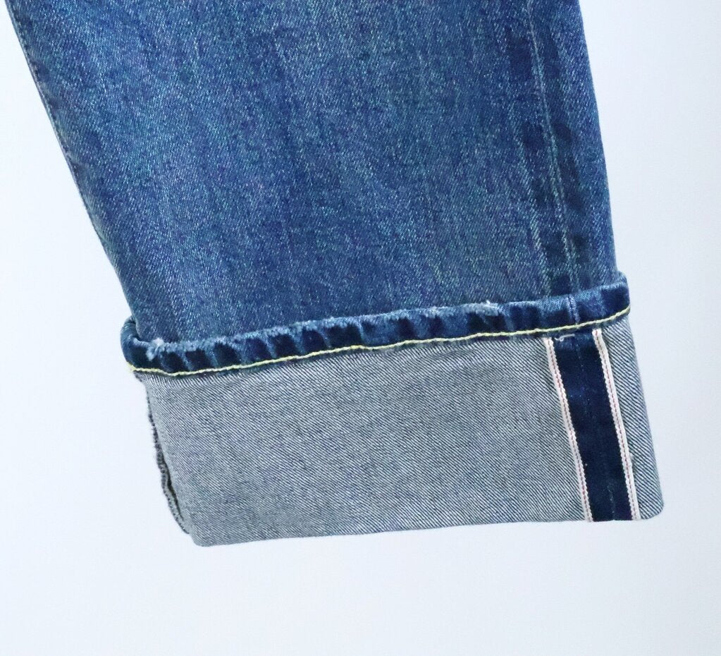 Medium Wash Cuffed Jeans (31)