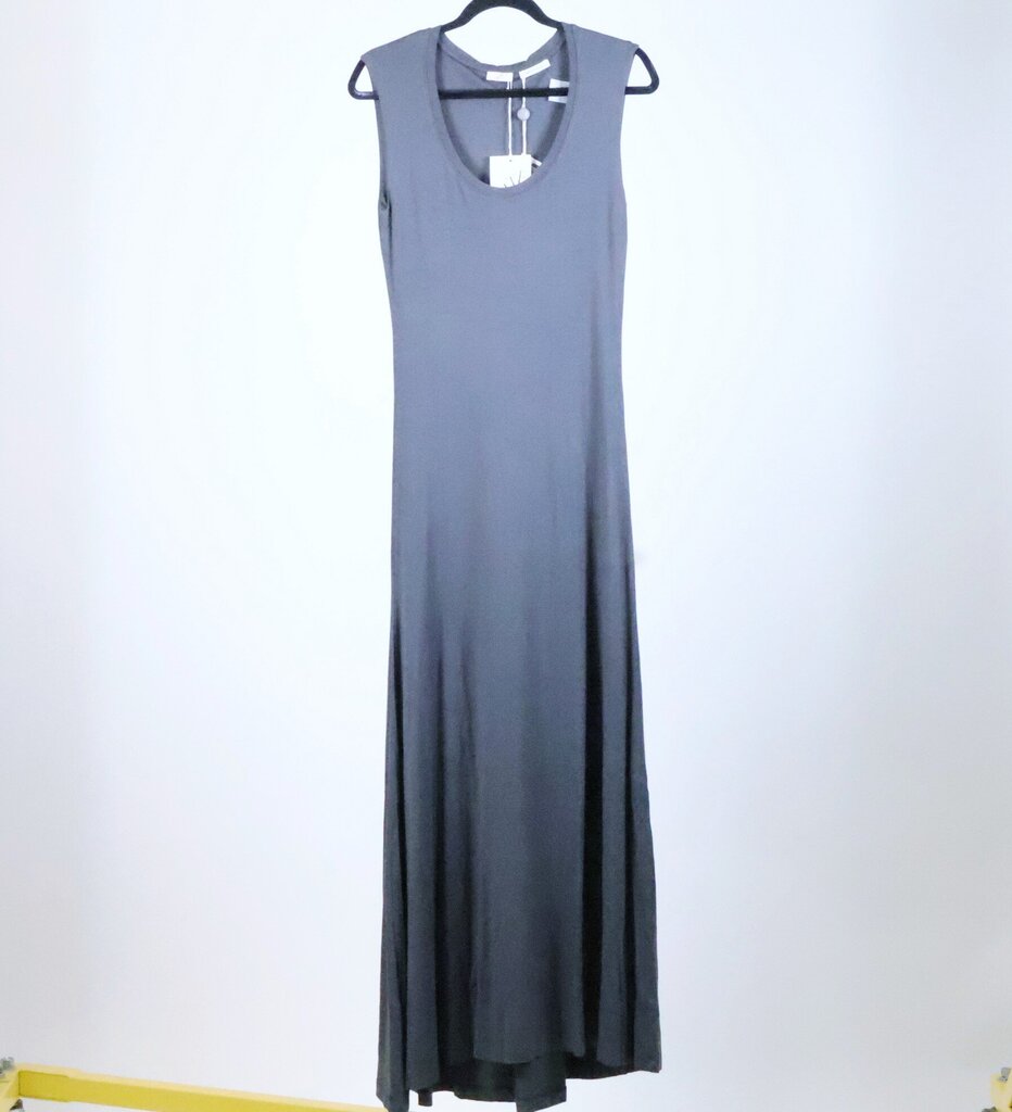 Long Grey Cotton Tank Dress (M)