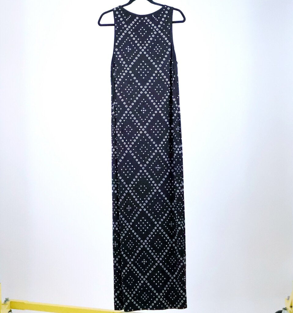 Black Studded Maxi Dress (L)