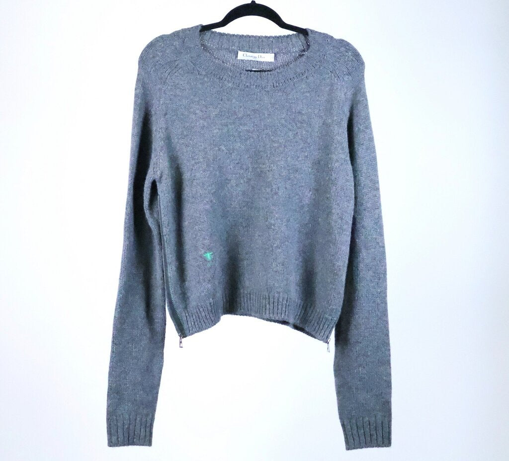 Grey Sweater with Side Zippers (12)