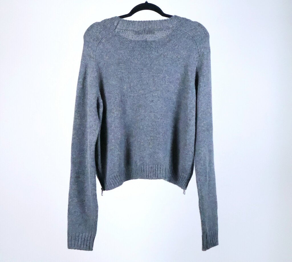 Grey Sweater with Side Zippers (12)