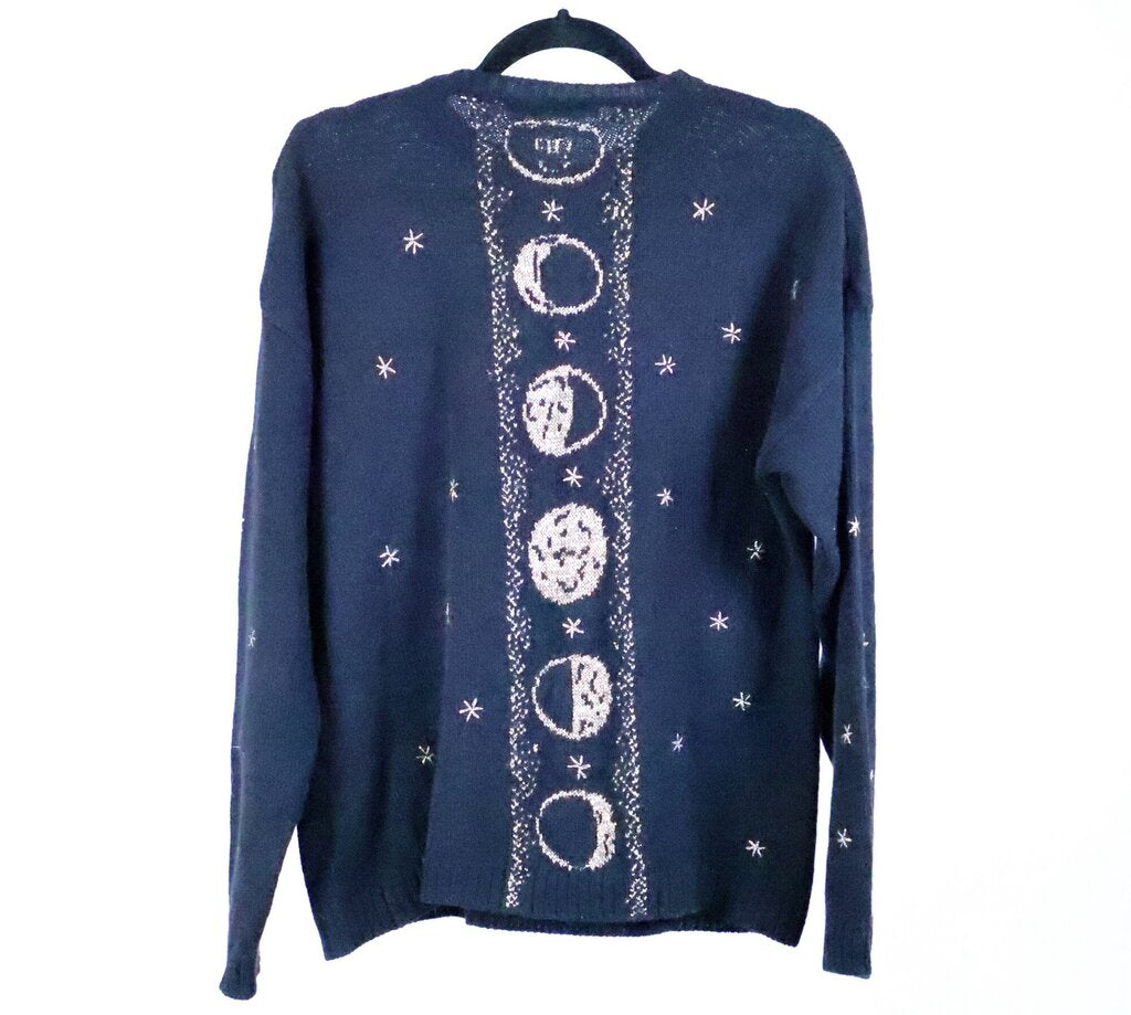 Black Starburst and Lunar Phase Sweater (10)