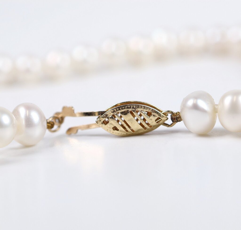 Potato Pearl and 14K Necklace