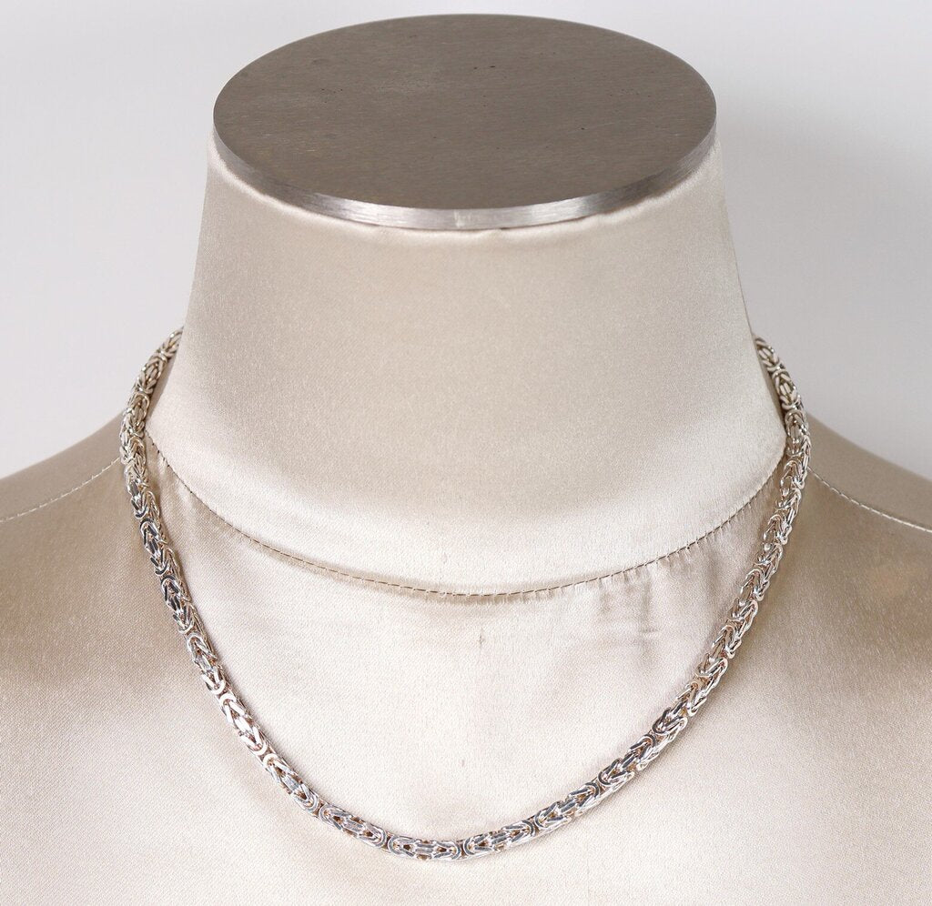 Sterling 'Byzantine' Link Chain (20)