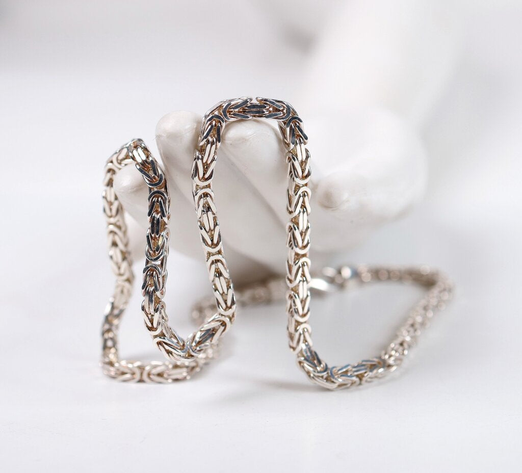 Sterling 'Byzantine' Link Chain (20)