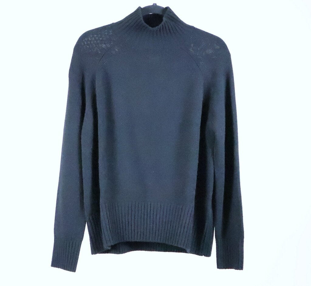 Black Funnel Neck Sweater (M)