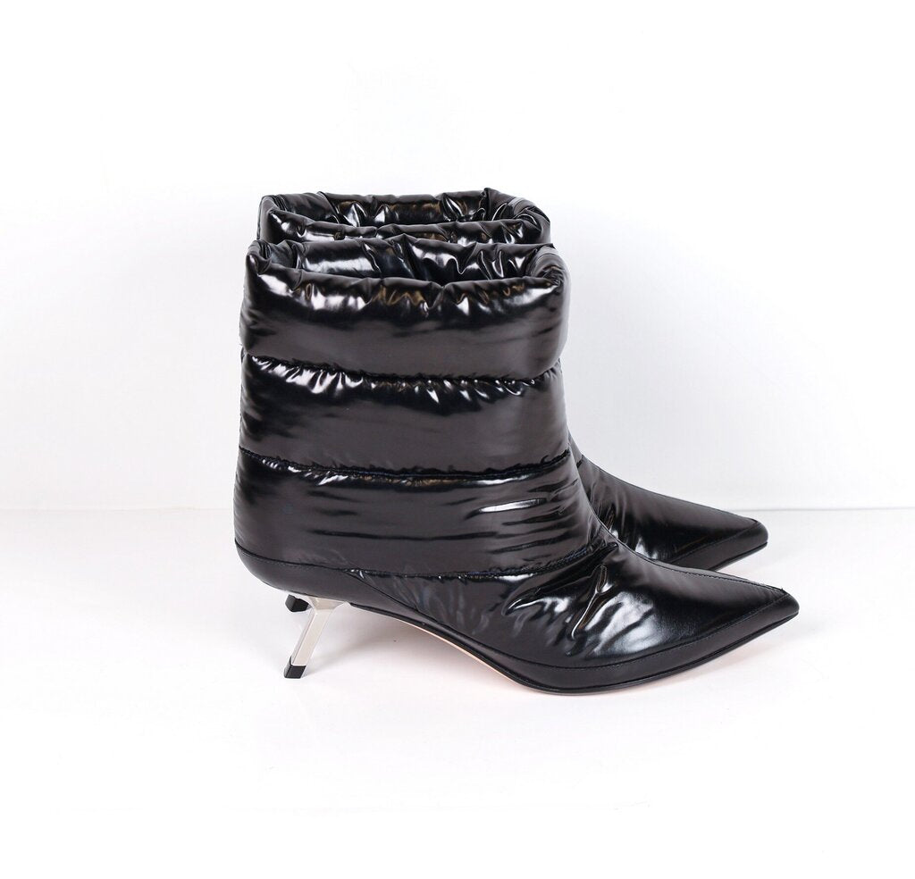 Black Puffer Booties (6)