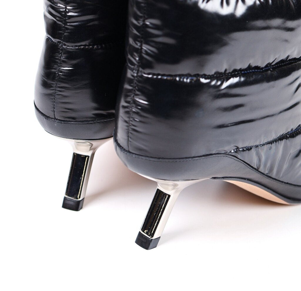 Black Puffer Booties (6)