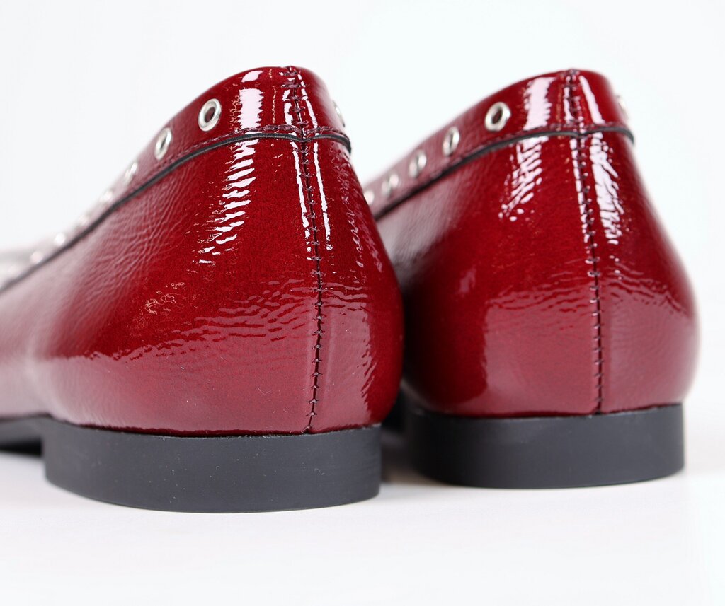 Red Patent Leather Ballet Flats (8.5)