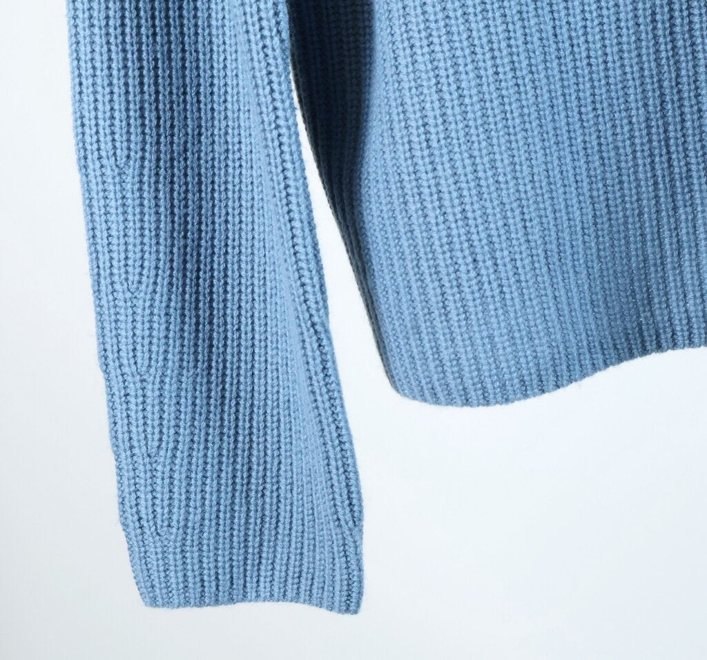 Blue V-neck Sweater