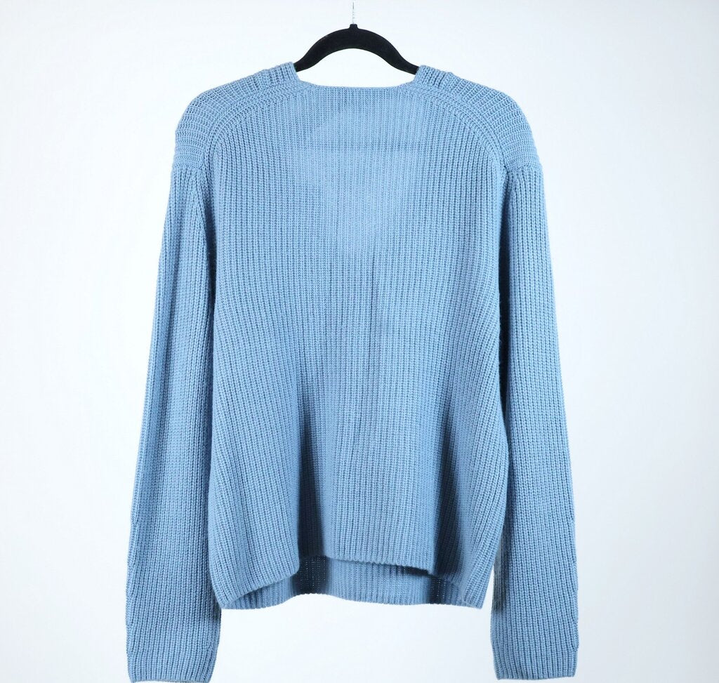 Blue V-neck Sweater