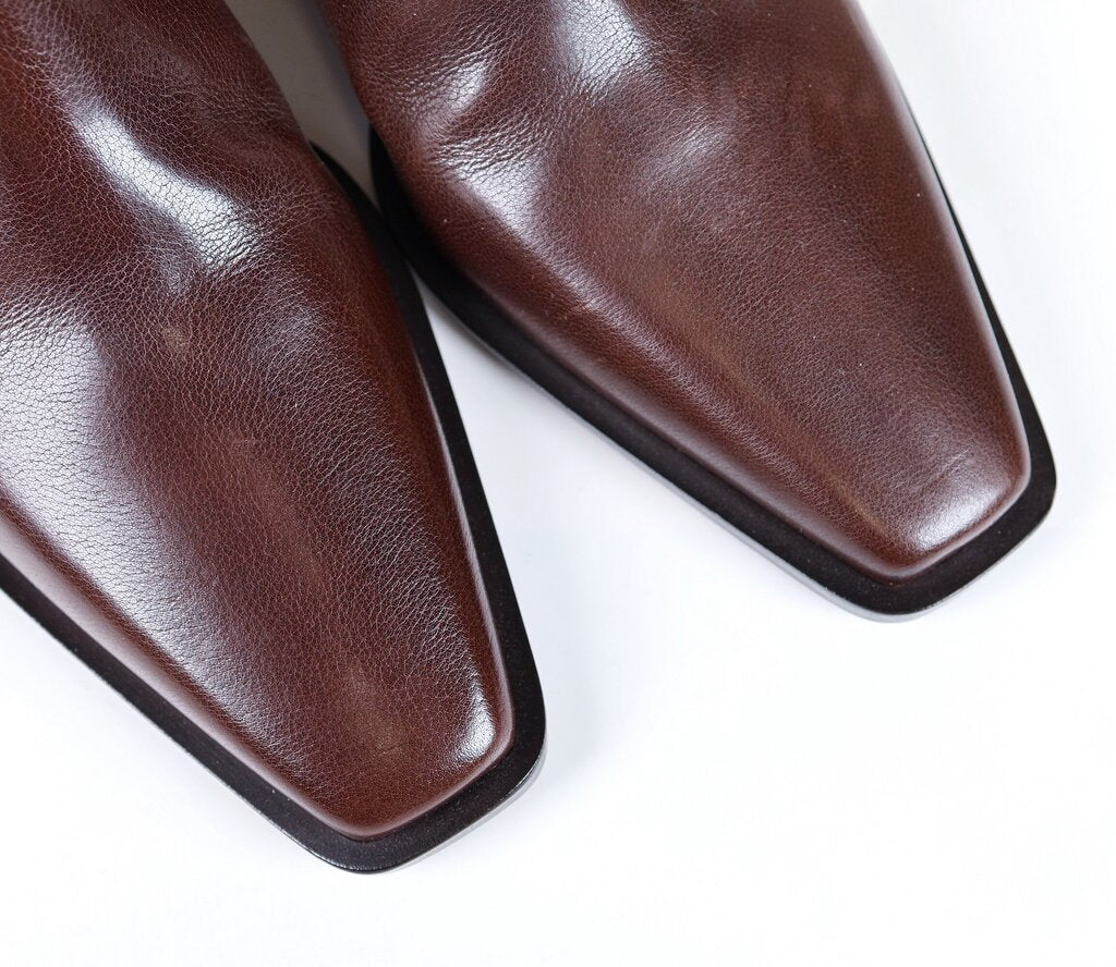 Brown Leather Monili Boot (7.5)