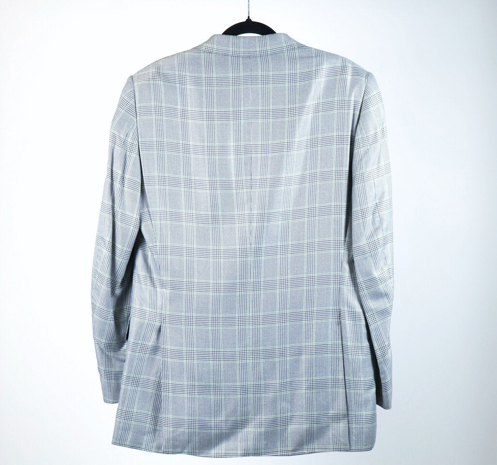 Men's Grey Glen Plaid Sport Coat (M 50)