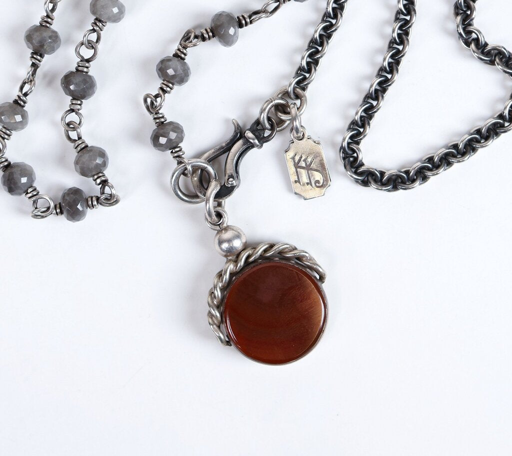 Sterling and Agate Necklace