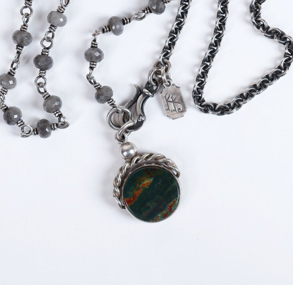 Sterling and Agate Necklace