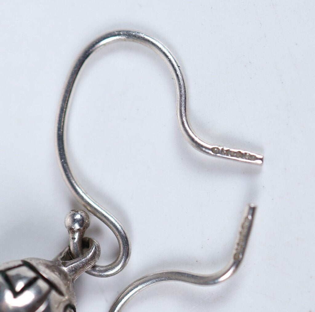 Sterling and Pearl Earrings