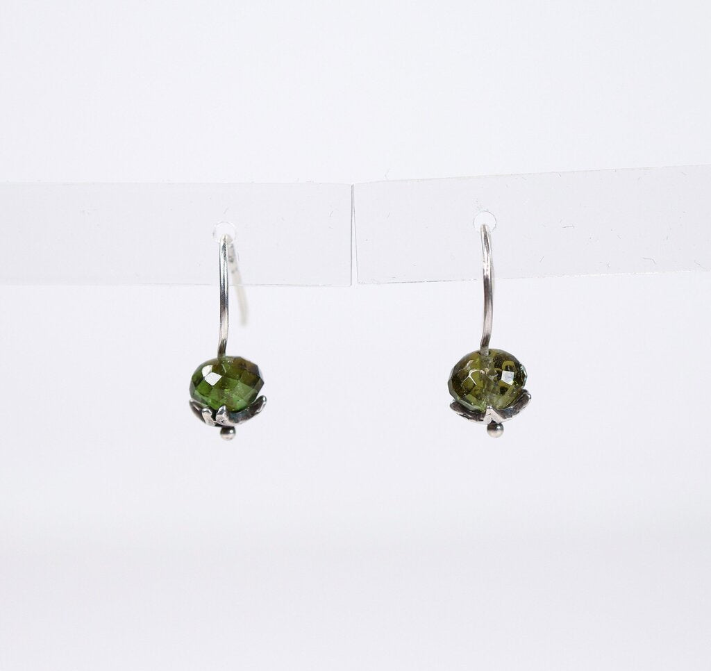 Sterling and Peridot Earrings
