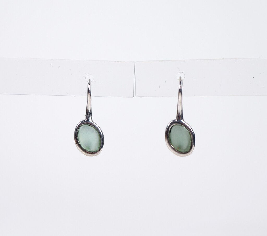 Sterling and Glass Earrings