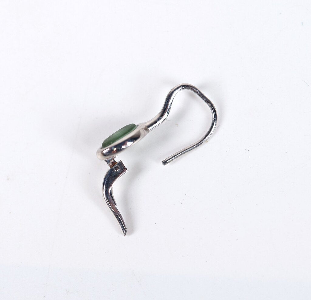 Sterling and Glass Earrings