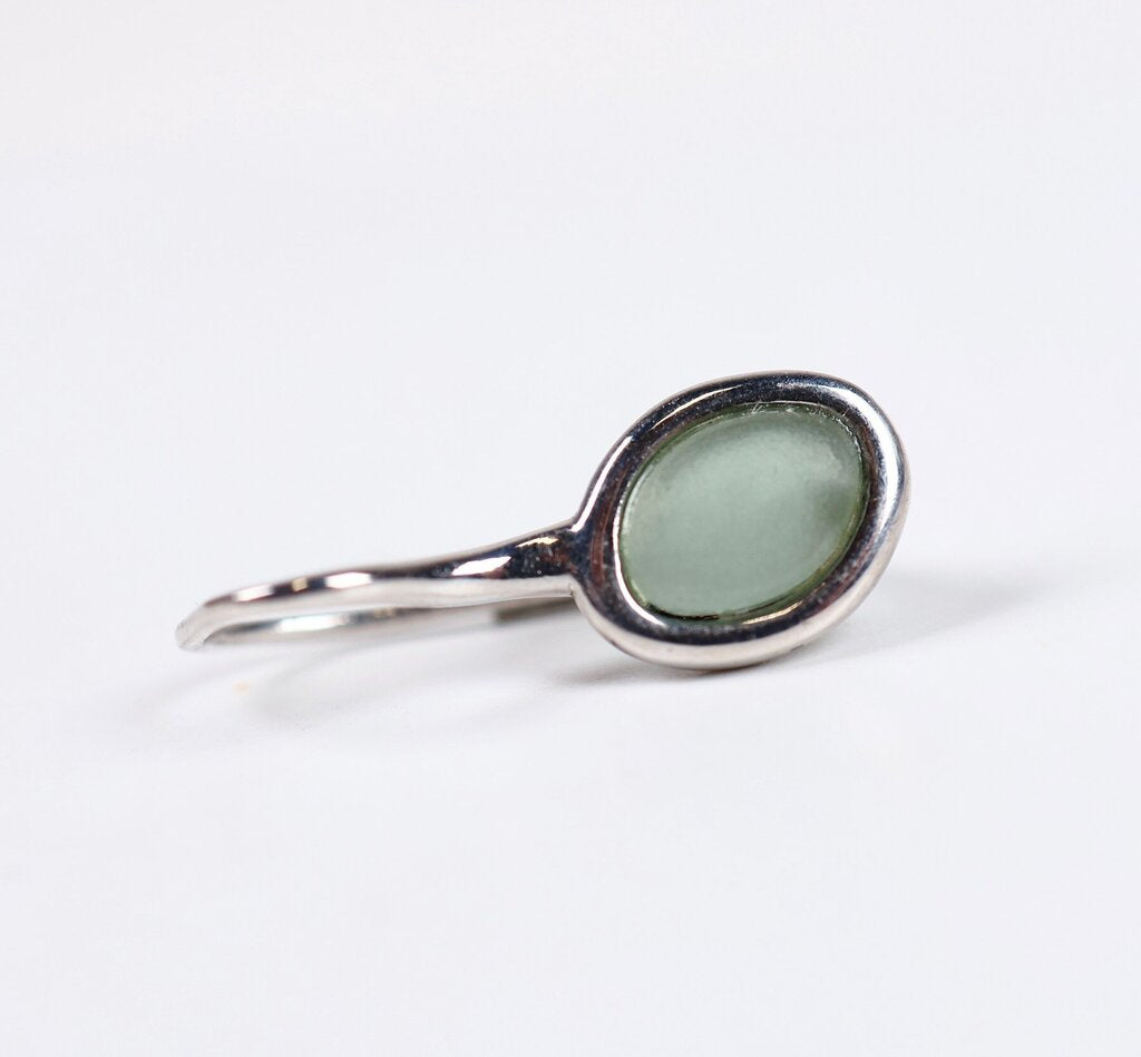 Sterling and Glass Earrings