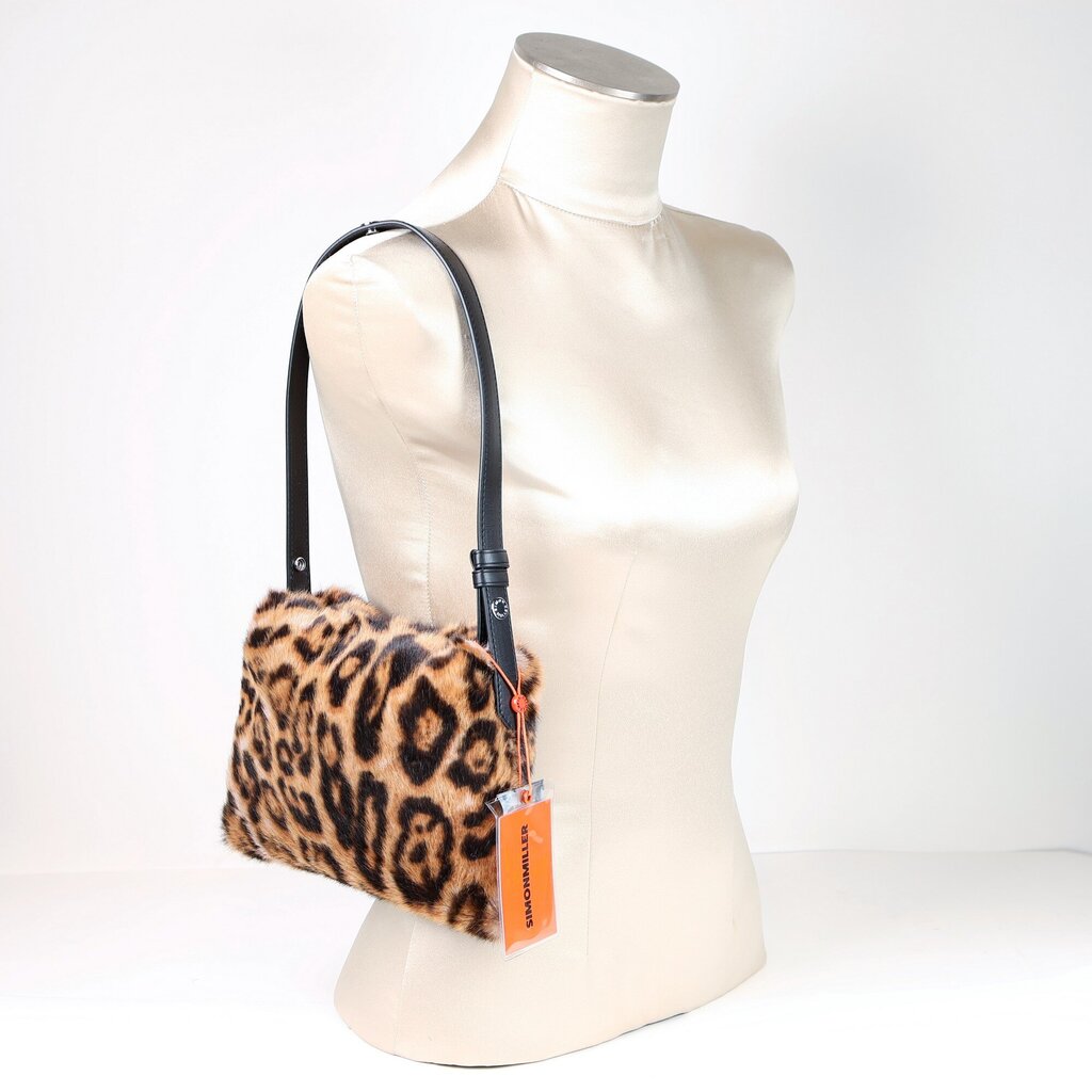 Mini Puffen Bag in Faux Fur Cheetah