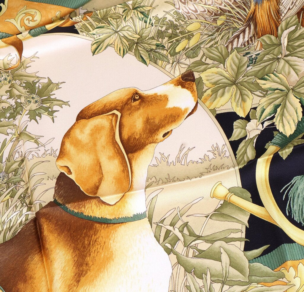 Dog & Duck Silk Scarf